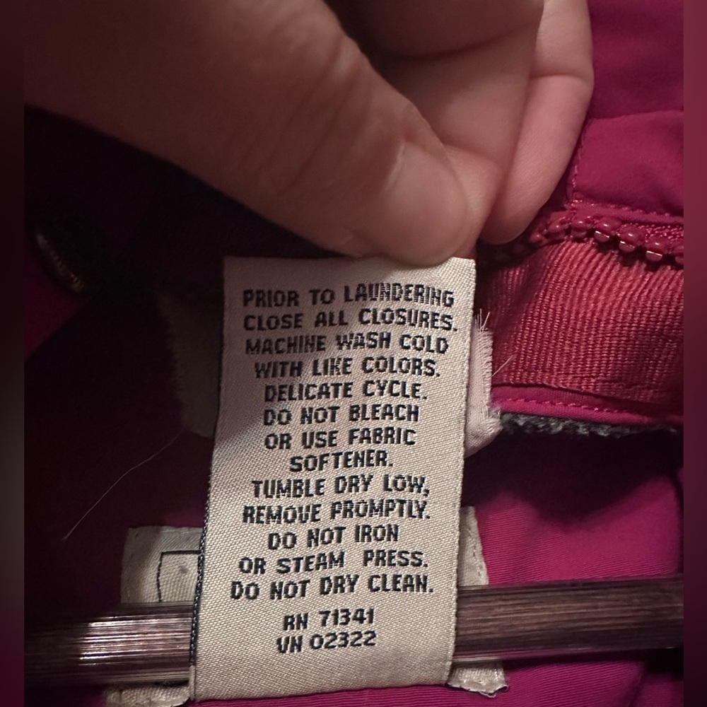 Vintage pink LLBean All Weather Jacket with Fleece Lining - Picture 9 of 9